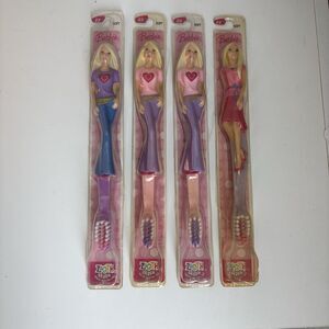 (4) BARBIE Child's Toothbrush SOFT Zoothbrush #238 (Barbie ZOOTH Toothbrush) P&G